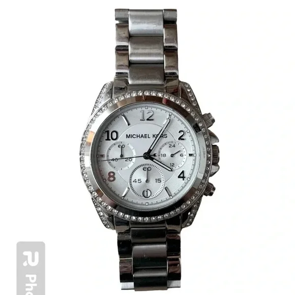 Michael Kors Silver Stainless Steel Blair MK5165 Watch - Picture 4 of 8